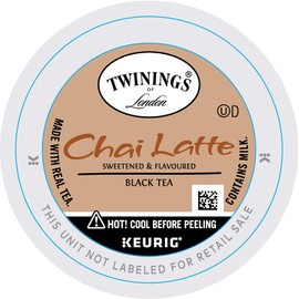 Twinings of London Chai Latte Tea K-Cups for Keurig, 12 Count (Pack of 1)