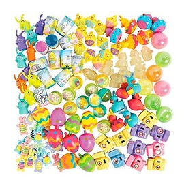 BestPysanky Set of 150 Assorted Small Easter Toys