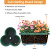 VECELO 5 Tier Vertical Garden Planter, Self Watering Stackable Planters