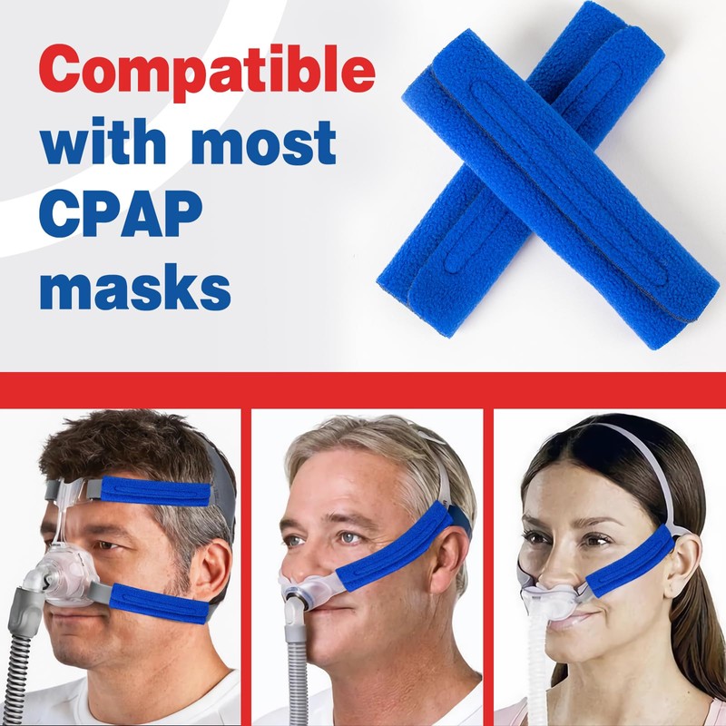 AZEN 8 Pack CPAP Strap Covers, CPAP Mask Strap Cover,