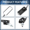 INFINAUTO Motorcycle Rear View Mirrors Bar End Side Mirrors Mount