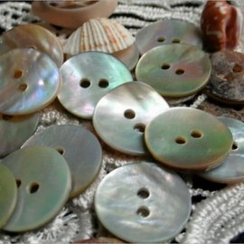 30Pcs Pearl Button, Mother of Pearl Buttons Set, Shell Buttons for Sewing Clothes Blazer Suits Shirts Crafts DIY