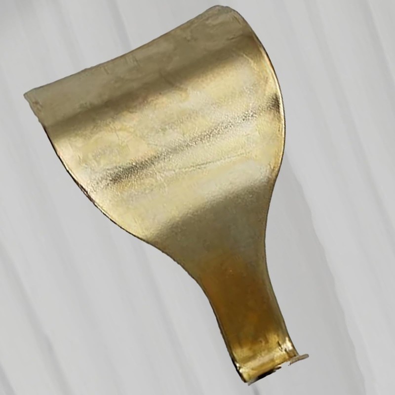 Twzqsyw Brass-Plated Steel Moulding Picture Rail Hook - Pack of