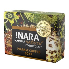 Nara Soap with Coffee and Cinnamon, Handmade Natural Cosmetics Oil Soap for Daily Face Care and Body Care (1 x 80 g)