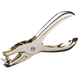 Stainless Steel Hole Punch, Kraft Paper, Handheld, 1 Hole, Belt, Hole Diameter 0.2 inches (6 mm), Metal Drilling, Paper Storage, Convenient Binding, Handheld, Office Supplies