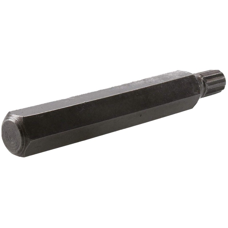 8mm Spline Bit 75mm Length 10mm Shank Chrome Vanadium Hardened