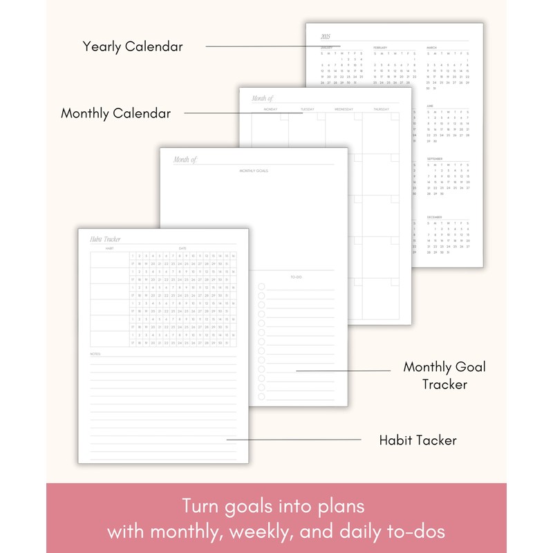 Lamare Academic Planner 2025-2026 – Undated Weekly College Student Planner