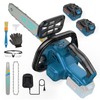 10000mAh Brushless Mini Chainsaw Cordless 12 inch, Electric Chainsaw Battery