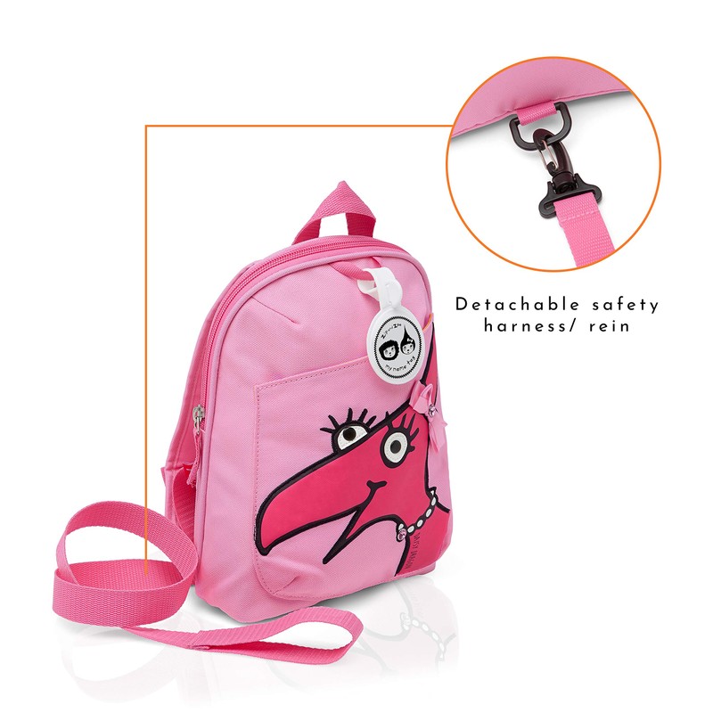 Daisy Dragon Toddler Kids Children Mini Backpack Rucksack With Reins