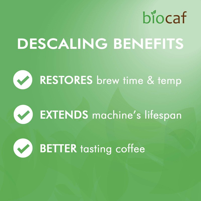 Urnex Full Circle Biodegradable Coffee and Espresso Equipment Descaling Powder,