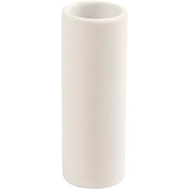 Vaso, bianco, H: 11 cm, diam 4 cm, 1 pz/ 1 conf.