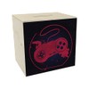 Wooden Money Box with Retro Controller in Red for Video