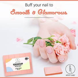 Set de 50 Bloques Pulidores de Uñas Slim Orange(Grano 80/100) - Calidad Profesional para Salón. Ideales para La Preparación de Uñas Antes de La Aplicación de Esmalte, Gel O Acrílico. Bloqu