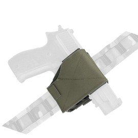 Universal Tactical Pistol Holster – Right-Handed Adjustable MOLLE Nylon Handgun Holster with Quick-Release, Fits Belt, Vest, or Backpack for Airsoft, Hunting & Shooting (RG)