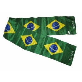 RFCO Brazil Brazilian Printed Knitted Style Scarf 6.5"x60.5"