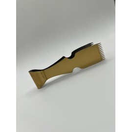 Professional Maqqash| Manqat | Manqash | Maamoul | Pastry Tongs | Dough Scraper Press | Baking Crimper Tool for Decorating and Sealing Shakarbura, Maamul, and Pie Crusts | (15 Precise Teeth)