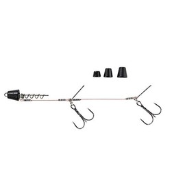 Balzer Shirasu Screw Pike System with Changing Weights - Screw Head, Length/Hook Size: 14 cm/Size 1/0, Colour: Matte Black