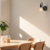 DTIEDY Pull Chain Wall Light Fixture 1-Light Wall Sconce with