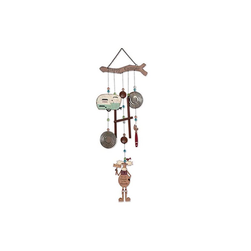 Sunset Vista Designs 91700 Rustic Outdoor Chimes Trailer Park Collection