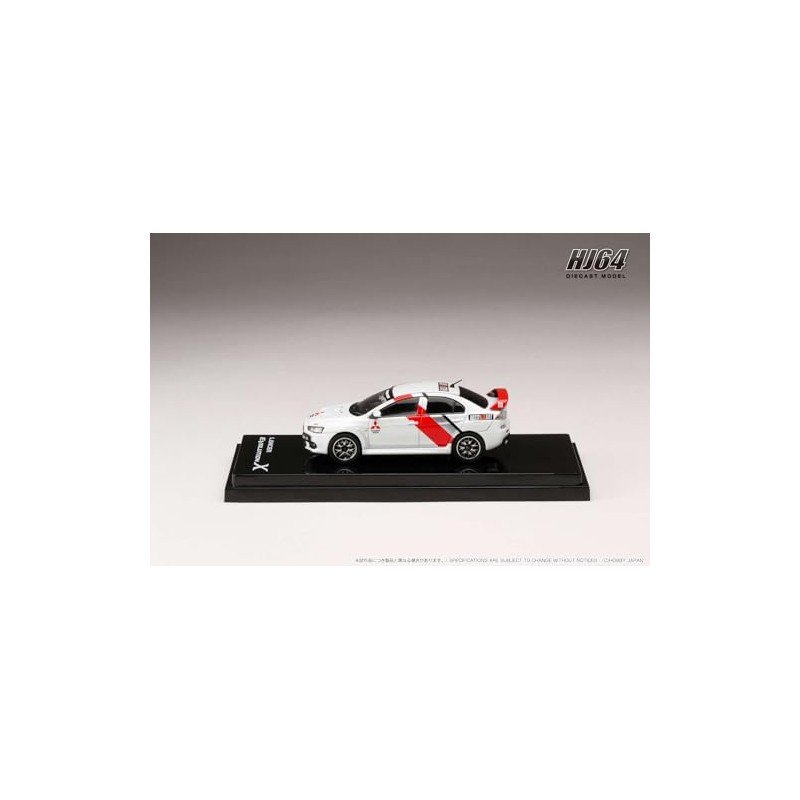 1/64 Mitsubishi LANCER EVOLUTION X RALLIART COLOR (WHITE)
