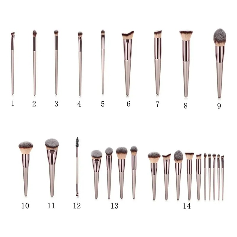 Brochas De Maquillaje: Delineador Y Rubor Fashion