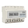 Electric 3 Phase 4 Wire Energy Meter Guide Rail LCD