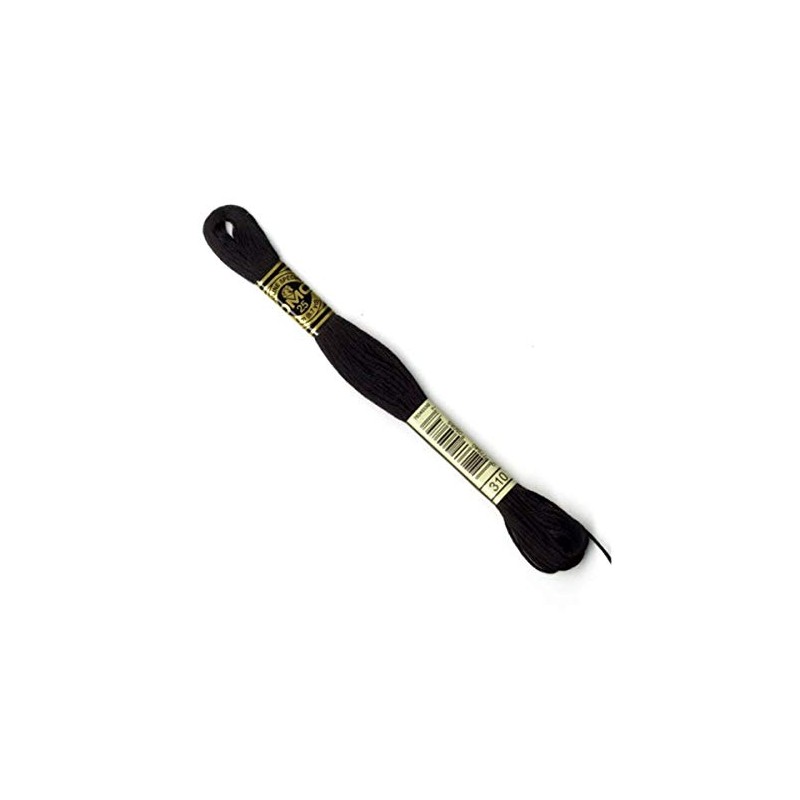 DMC Hilo de bordado de algodón trenzado 310 – por