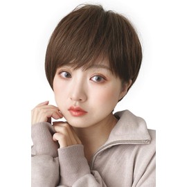 Bright Lara hf1284-TMB-S Short Full Wig, Bob, Natural Wig, Men's Clothing, Short Hair, Short Bob