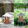 PBWZF Hanging Bird Feeder, 820 ml Foldable Hanging Bird Feeder,
