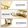 40 Pack 20 Pair Gold Cabinet Hinges - 3/8 inch