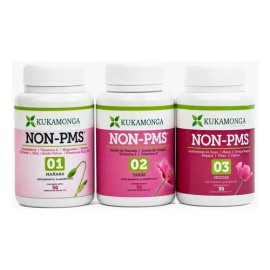 Non Pms | Soporte Menopausia 3 Frascos De 30 Caps De 500 Mg Sabor Sin Sabor