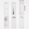QUARKZMAN High Precision SEC Size Estimation Chart 120 m Transparency