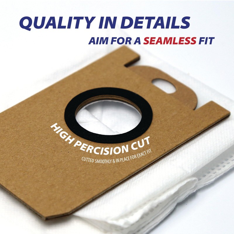 Large Volume Vacuum Robot Bags Replacement Fit For iHOME Autovac