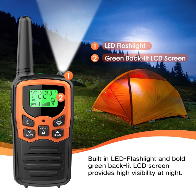 Walkie Talkies, MOICO Long Range Walkie Talkies for Adults with