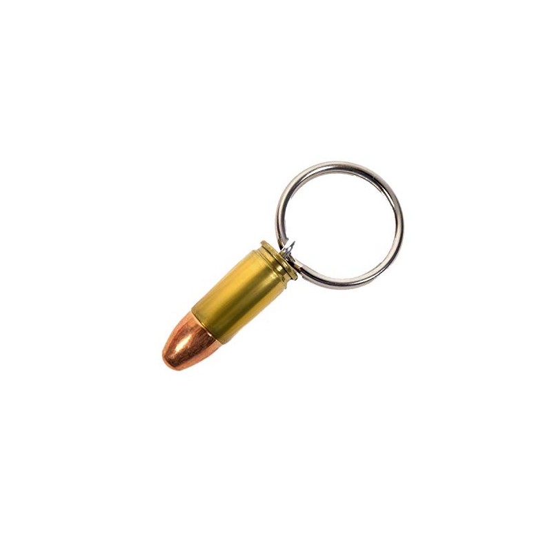 9 mm llavero bala de verdad - a mano en