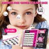 BERSHNOR Star-Shaped Glueless Lashes Clusters False Eyelashes Natural Look No