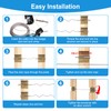 RailinGo 50Pack 1/8" Invisible Cable Railing Kit, T316 Stainless Steel