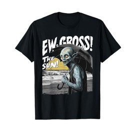 Summerween Zombie Ew, Gross! The Sun! Vampire Design T-Shirt
