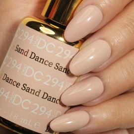 DND DC Gel Polish Set, Beige Nude Collection, UV/LED Gel Polish and Air Dry Nail Lacquer, Matching Chip-Free Polish Duo, 294 Sand Dance, 0.5 Fl OzGel Nail Kit Color: Sand Dance #294 – A sandy nude
