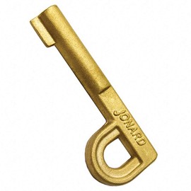 Jonard Tools, TTK-225, P Key, for Self Lock Pedestal Lock, Brass, Gold
