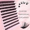 GGOKOK Lash Clusters Wispy DIY Lash Extension 8-16mm Eyelash Clusters