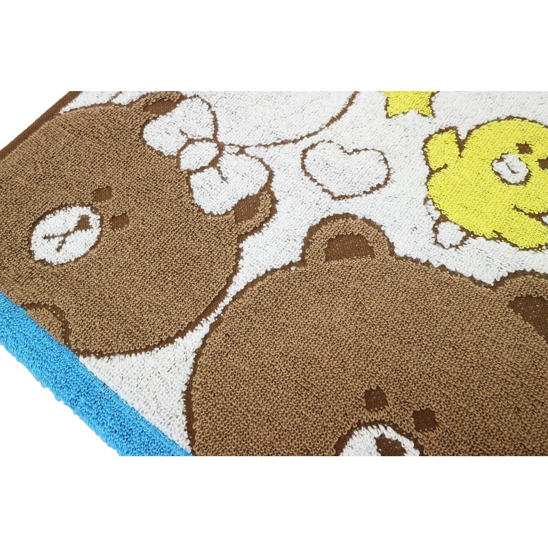 Marushin 5585000000 Carry Towel, Hand Towel, Line Friends, Happy Line