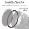 K&F Concept Step Up Ring Magnetic Filter Adapter Ring 55
