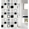 Kleine Wolke "Clipper" Shower Curtain, Anthracite, 180 x 200 cm