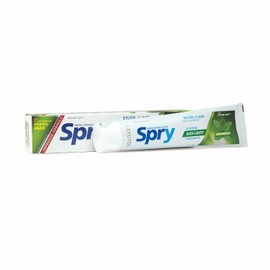 Spry Xylitol Toothpaste, Fluoride-Free, Natural Spearmint, Anti-Plaque and Tartar Control, 5 oz (3 Pack)