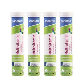 사노탁트 발포 멀티비타민 미네랄 20정 x 4개 Sanotact Effervescent Multivitamin Mineral 20 Tablets x 4 Packs