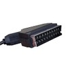 Cable de cobre desnudo RGB Scart AV de 180 cm,