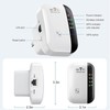 WiFi Extender, Signal Booster Up to 5000sq. ft and 50+