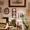 Classic Analog Weather Station-Home Barometers-Indoor Barometer-Barometer Hygrometer Thermometer-Traditional Weather Indicators-Home