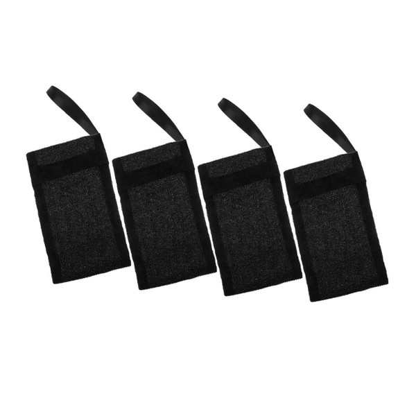 OHPHCALL 4pcs Bathing Soap Bag with Drawstring Mesh Soap Saver